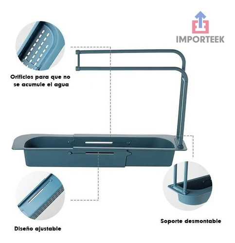. Organizador Cocina Toallero Lavabo Fregadero Fibra Jabon