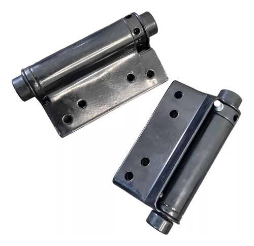 2 Bisagras Vaivén Simple Acción Hº Epoxy Negro De 4´´ -100mm