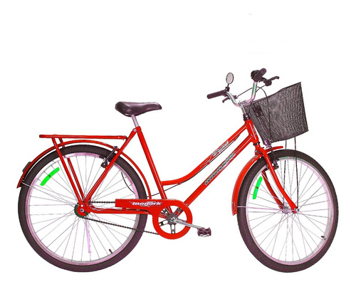 Bicicleta Monark Tropical Aro 26 V Brake Vermelha