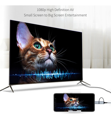 Cabo Adaptador Hdmi Para Celular Sem Mhl Espelha Tela Ld39