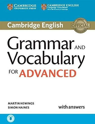 Grammar And Vocabulary For Advanced Book With Answers