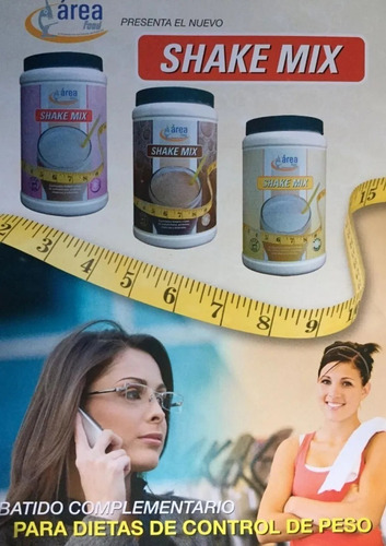 Imagen 3 de 7 de Batido Shake Mix X 2 Unidades Área - Suplemento Dietario