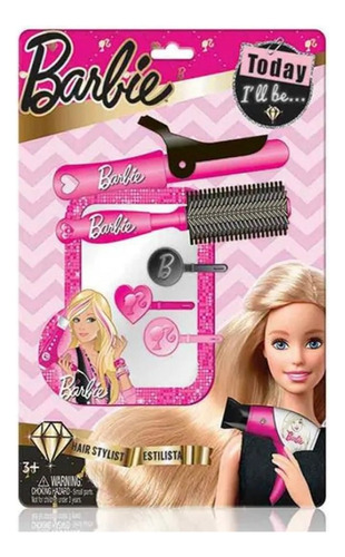 Surtido de blíster para niños Barbie Hairstylist