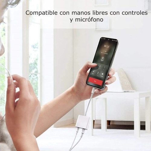 Imagen 4 de 9 de Adaptador Usb C A 3.5mm Con Carga Usb C