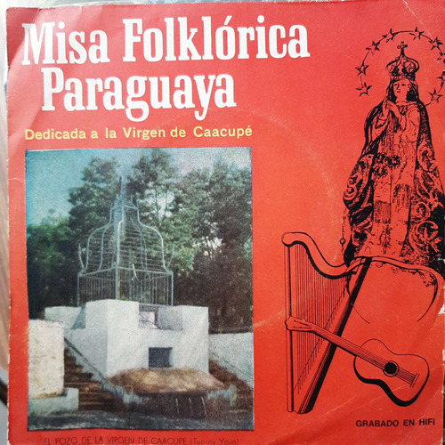 Simple Sobre Misa Folklorica Paraguaya Marpar C25