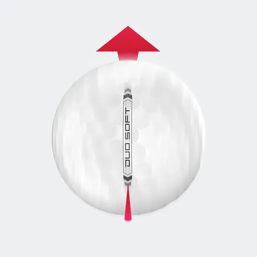 Imagen 3 de 8 de Pelotas Golf Wilson Duo Blanda Mitad Precio X36 Color Blanco