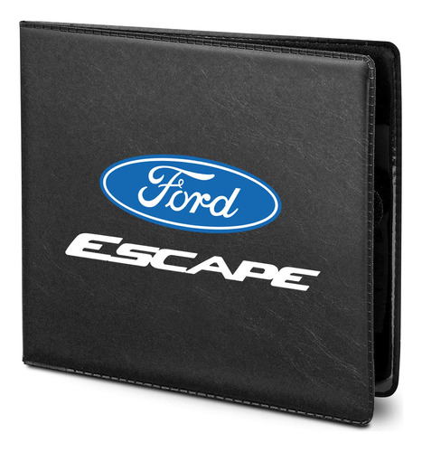 Cartera Piel Sintetica Para Ford Escape Coche Registro Color