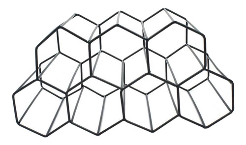 Estante Para Vino De Encimera Soporte Para 9 Botellas Para
