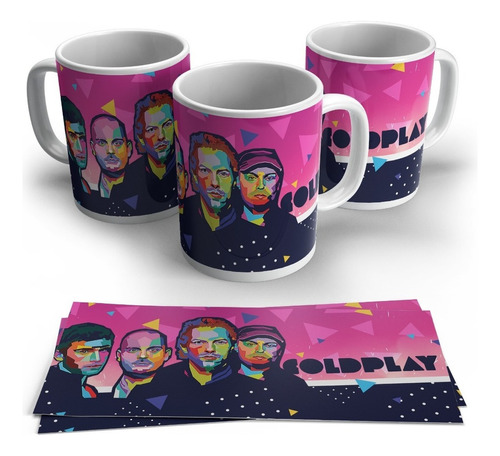 Pocillos Pop Rock Coldplay Regalos