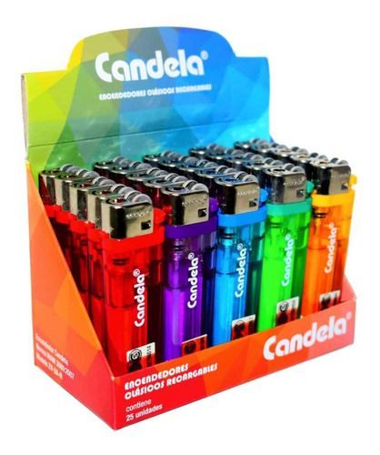 Encendedores Candela Caja X25u