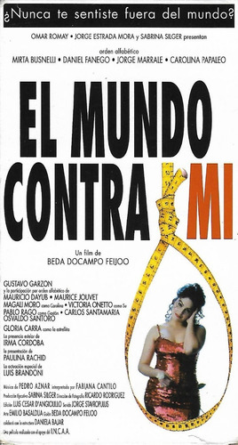 El Mundo Contra Mi Vhs Paulina Rachid Luis Brandoni Pab Rago