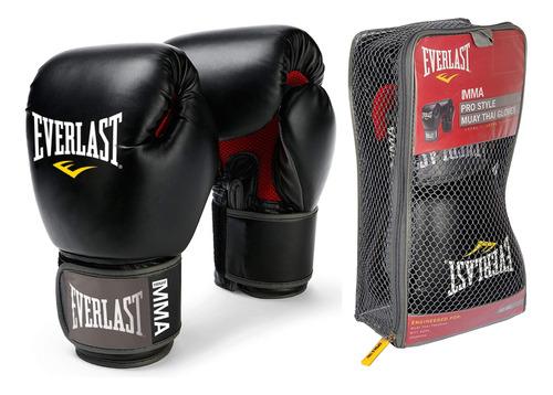 Everlast Pro Style Guantes De Muay Thai De 12 Onzas