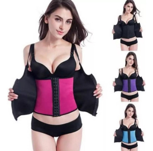 Faja Reductora Musculosa Corset Y Cierre Térmica, En Caja! !