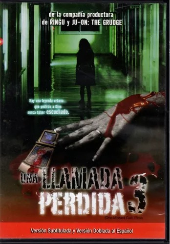 Una Llamada Perdida One 3/ Missed Call 3 Final- Pelicula Dvd (Usado)