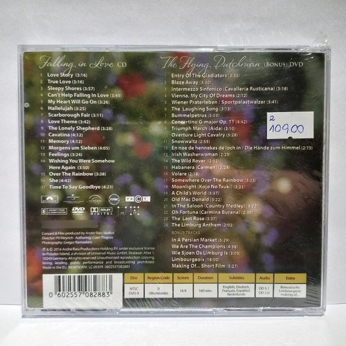 André Rieu Falling In Love Cd Dvd Eu Musicovinyl