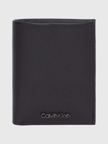 Cartera Negra Calvin Klein De Piel De Hombre