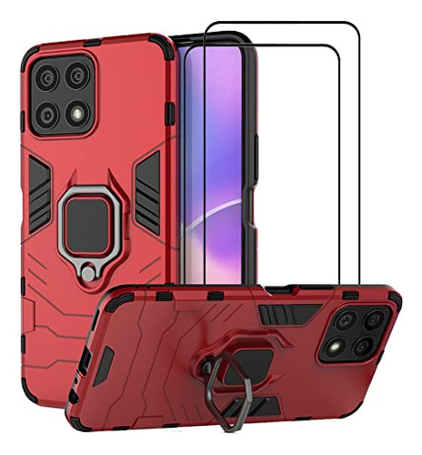 Compatible Con Honor X8 Case Kickstand Con Protector Wj7mi