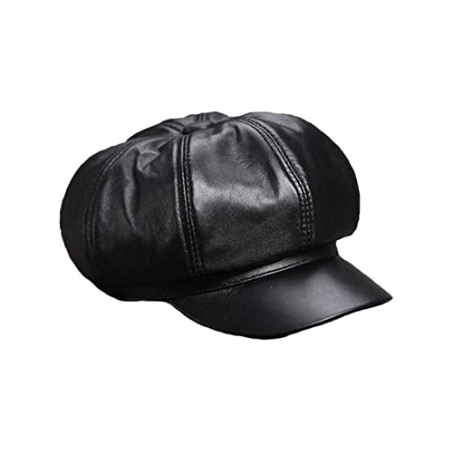 Gorra De Vendedor De Periódicos Negra Para Mujer, Gorras De 