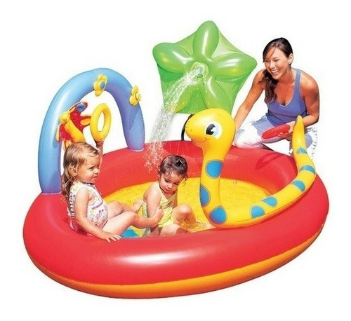 Pileta Inflable Lanza Agua Ovalo Bestway / Open-toys 55 Ea