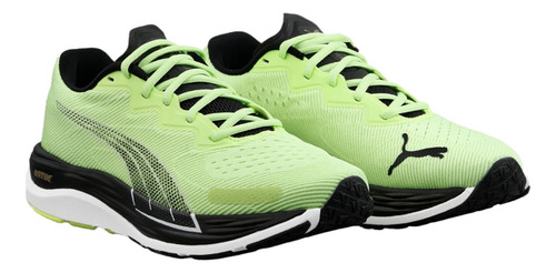 Tenis Puma Hombre Caballero Running Verde Velocity Nitro 2 Run