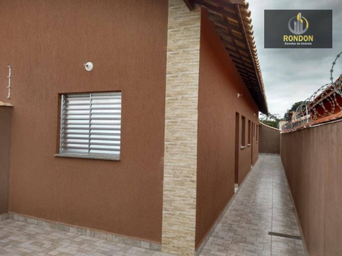 Casa Com 2 Dormitórios À Venda, 60 M² Por R$ 165.000 - Nova Itanhaém - Itanhaém/sp - Ca1180