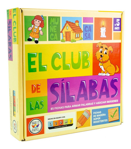 Juego De Mesa El Club De Las Sílabas Barco De Papel