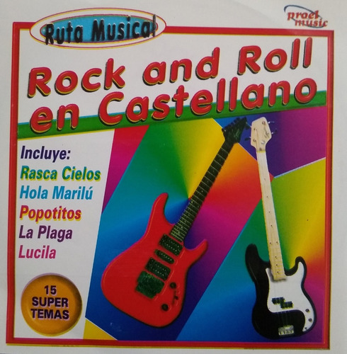 Rock And Roll En Castellano  Cd Nuevo 15 Super Temas 