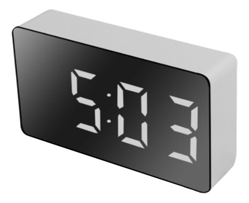 Alarma Led Digital Nocturna, Pantalla Lcd, Usb De Escritorio