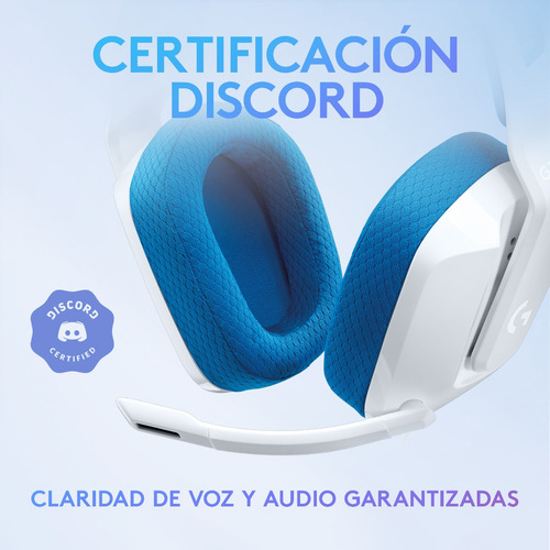 Auriculares G335 Con Micrófono Y Cable Gaming Logitech G Color Blanco