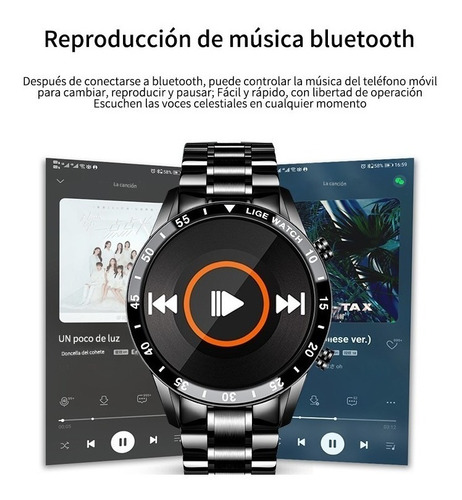 Imagen 8 de 10 de Reloj Inteligente Contestar Llamada Deportivo Contra Agua