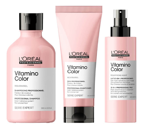 Combo Loreal Professionnel Shampoo +acondicionador +aceite