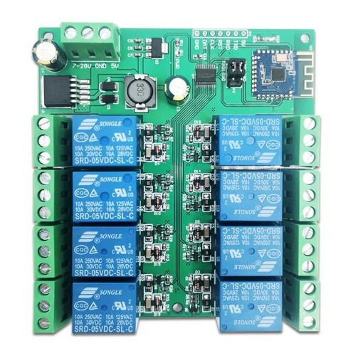 Modulo Bluetooth 4 Relay, Alimentacion 12v