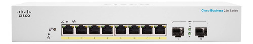 Conmutador Inteligente Cisco Business Cbs220-8fp-e-2g