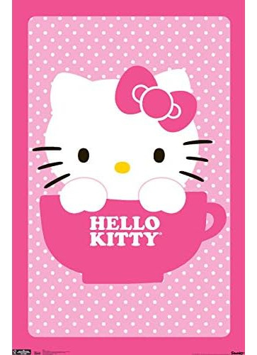 Hello Kitty - Teacup Wall Poster, 14.725  X 22.375 , Pr...
