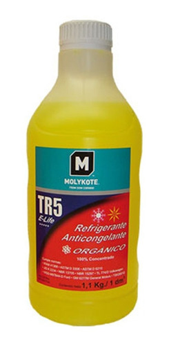 Refrigerante Anticongelante Tr-5 Organico 1 L Molykote