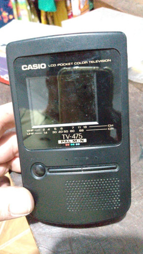 Tv Color Casio Modelo 475 Lcd Analógica Antiga