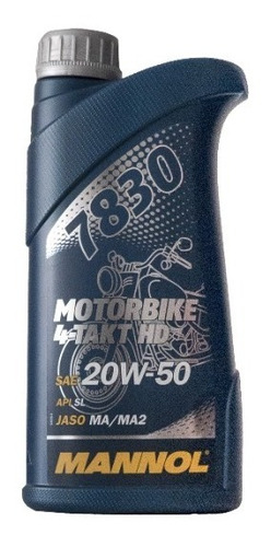 Mannol 20w50 4t 1l Sintetico Motorbike