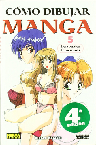 Libro - Como Dibujar Manga 5 Personajes Femenin 