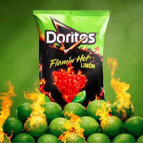 Doritos Flamin' Hot Limon 262grs Importadas