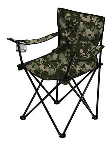 Cadeira Dobrável Aurora Echolife Camuflada - Pesca Camping