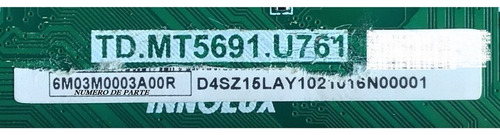 Main Vizio 6m03m0003a00r / Td.mt5691.u761 / Modelo V655-h19 (Usado)