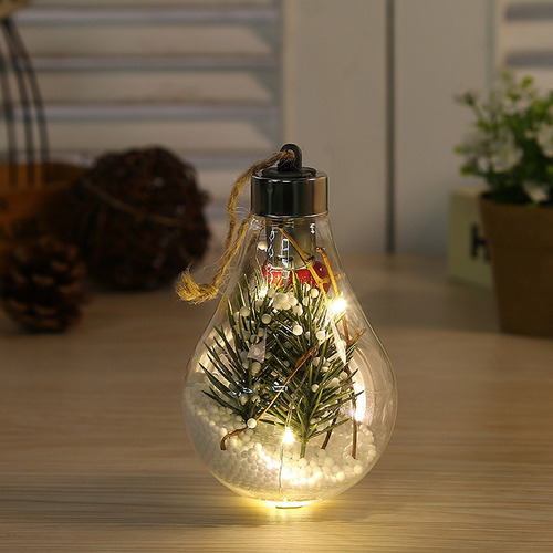 Imagen 2 de 9 de 5pcs-christmas Ball Led Decoración Del Árbol De Navidad