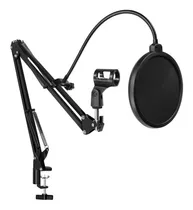 Comprar Pedestal Suporte Articulado Microfone Braço Mesa+ Pop Filter
