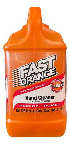 Limpiador Desengrasante De Manos Fast Orange Gel Cítrico Pro
