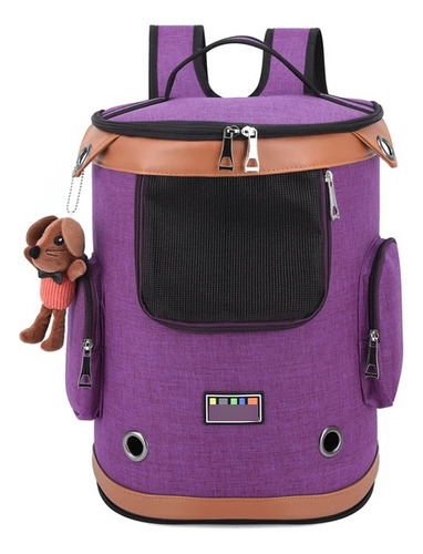 Cargador Morral Cilíndrico Para Perros Y Gatos