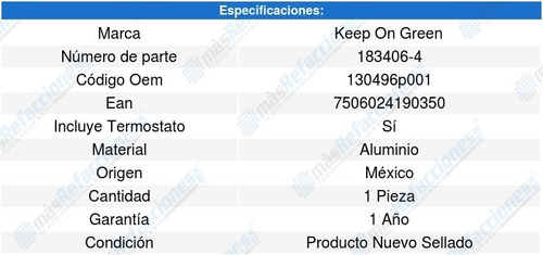 Toma Agua Infiniti I30 3.0l V6 96 A 01 Kg 6242187