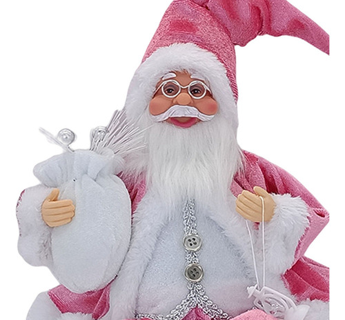 Decoraciones De Árbol De Santa Claus Decoración Rosado