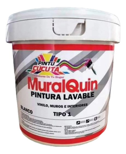 Cuñete Pintura Lavable Tipo 1