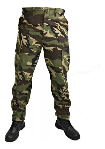 Pantalón Army Táctico Militar Cargo Camuflaje Selva