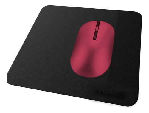 Mouse Pad Slim Em Couro Sintético 20x20 Para Escritorio